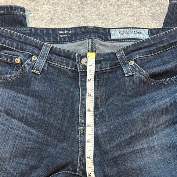 π₯ AG JEANS β THE STILT CIGARETTE LEG β SIZE 28R β DARK WASH π₯ - Picture 13 of 15
